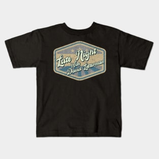 vintage Late Night with David Letterman Kids T-Shirt